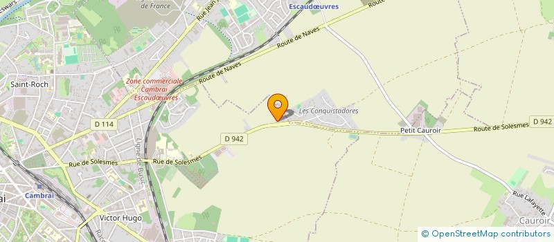 localisation de l'entreprise ASPRJE à CAMBRAI