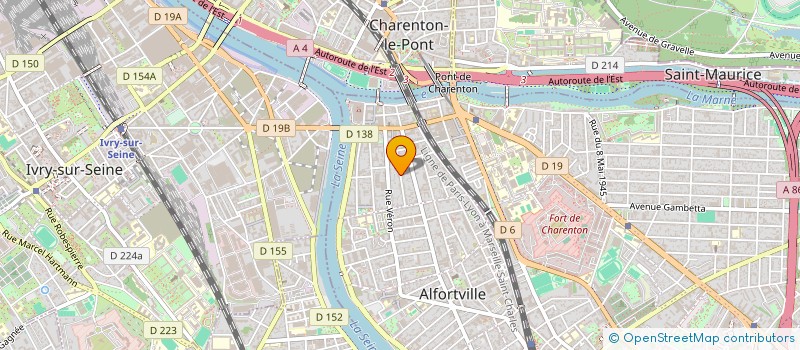localisation de l'entreprise ASPRO BOIS à ALFORTVILLE
