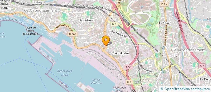 localisation de l'entreprise ASPROM à MARSEILLE