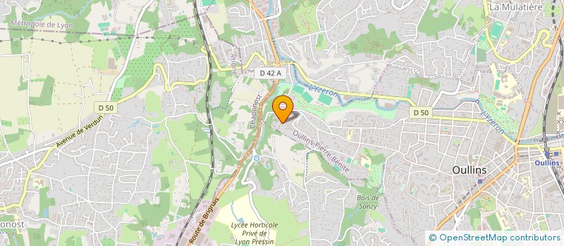 localisation de l'entreprise ASPROMUSIK  OULLINS-PIERRE-BENITE