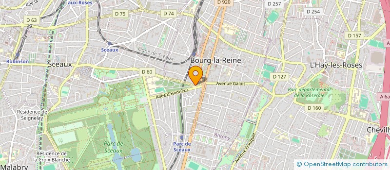 localisation de l'entreprise ASPRORENOV à BOURG-LA-REINE