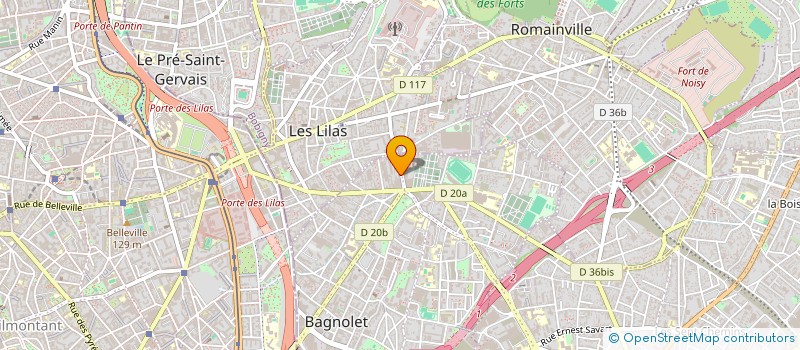 localisation de l'entreprise ASPROZIC SARL à BAGNOLET