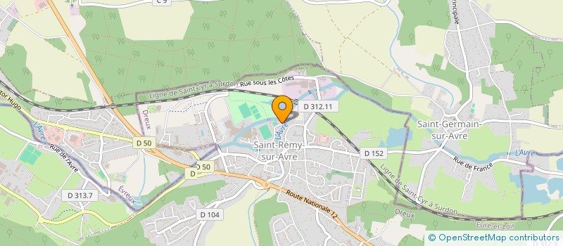 localisation de l'entreprise ASPS à SAINT-REMY-SUR-AVRE