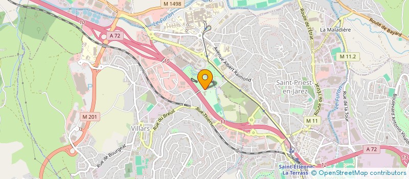 localisation de l'entreprise ASPTT à VILLARS