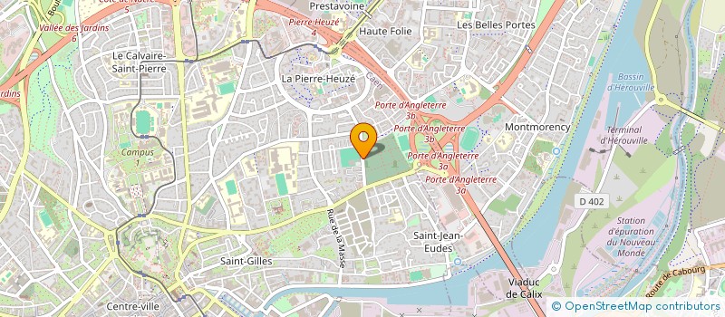 localisation de l'entreprise ASPTT CAEN FOOTBALL à CAEN