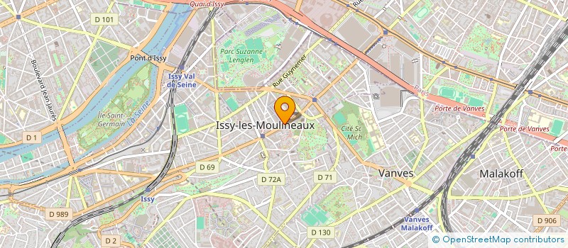 localisation de l'entreprise ASPTT CTRE NAT ETUDES TELECOMMUNICATION à ISSY-LES-MOULINEAUX