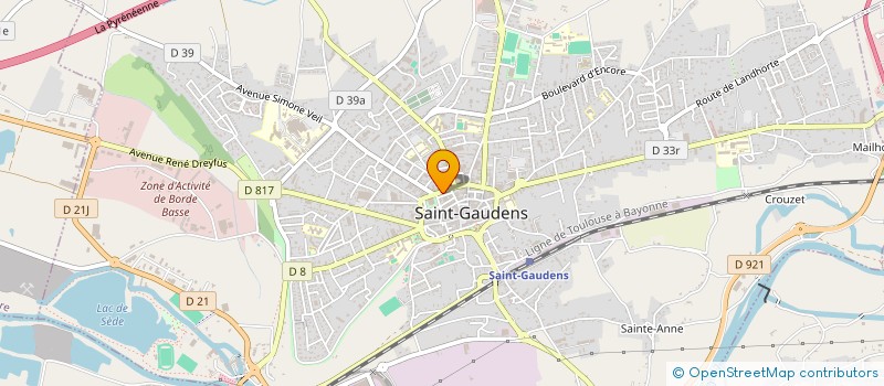 localisation de l'entreprise ASPTT DE SAINT GAUDENS à SAINT-GAUDENS