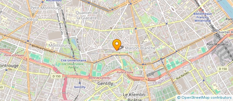 localisation de l'entreprise ASPTT GRAND PARIS  PARIS