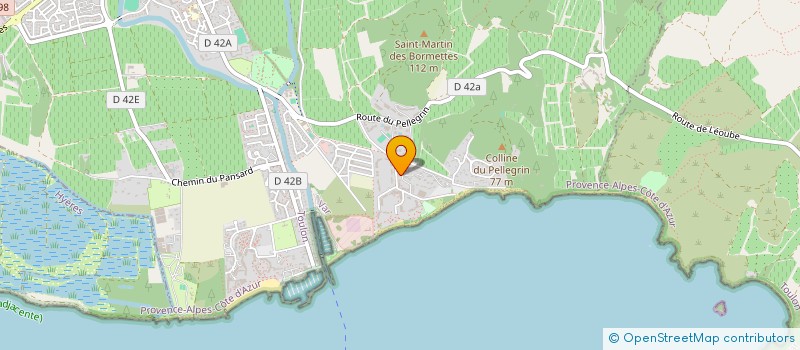 localisation de l'entreprise ASPTT LA LONDE à LA LONDE-LES-MAURES