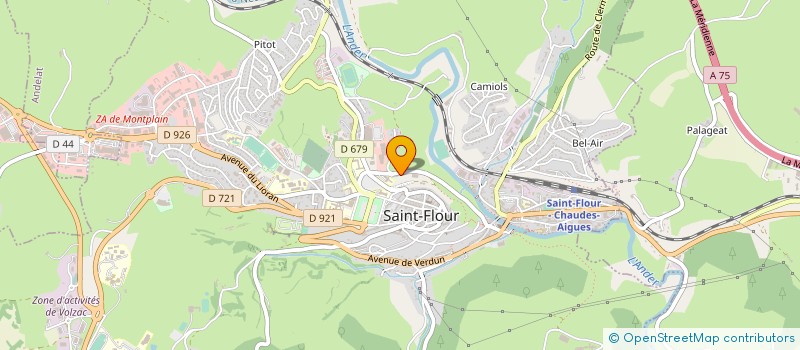 localisation de l'entreprise ASPTT SAINT FLOUR à SAINT-FLOUR