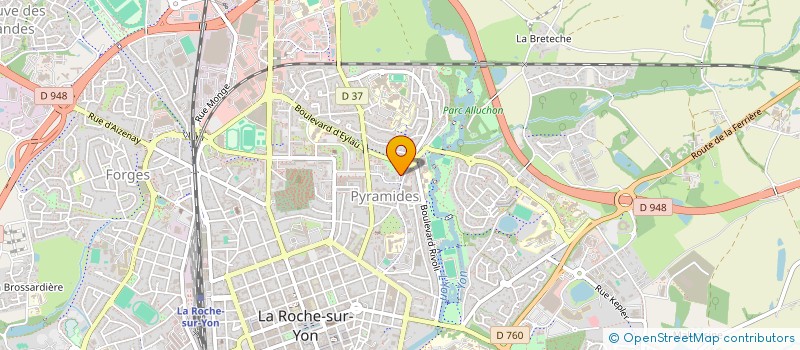 localisation de l'entreprise ASPY INSERT SOCIAL PROFES JEUN à LA ROCHE-SUR-YON