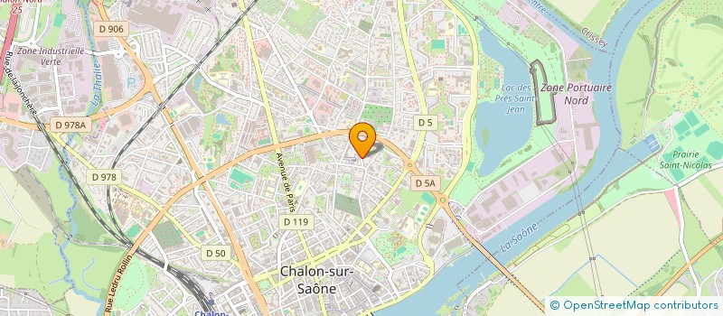 localisation de l'entreprise ASQAC à CHALON-SUR-SAONE