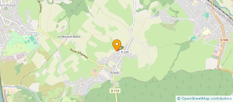 localisation de l'entreprise ASQH MERLIN  SAINT-ETIENNE-AU-MONT