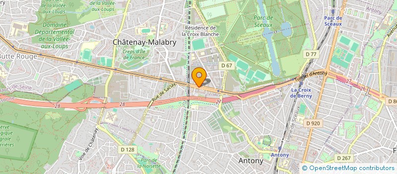 localisation de l'entreprise ASQUALANGE  CHATENAY-MALABRY