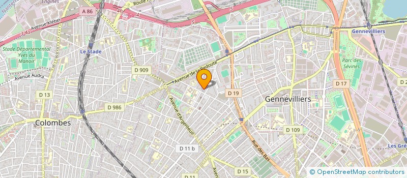 localisation de l'entreprise ASR à ASNIERES-SUR-SEINE