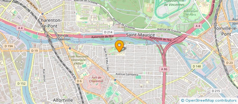 localisation de l'entreprise ASR à MAISONS-ALFORT