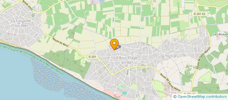 localisation de l'entreprise ASR  LE BOIS-PLAGE-EN-RE