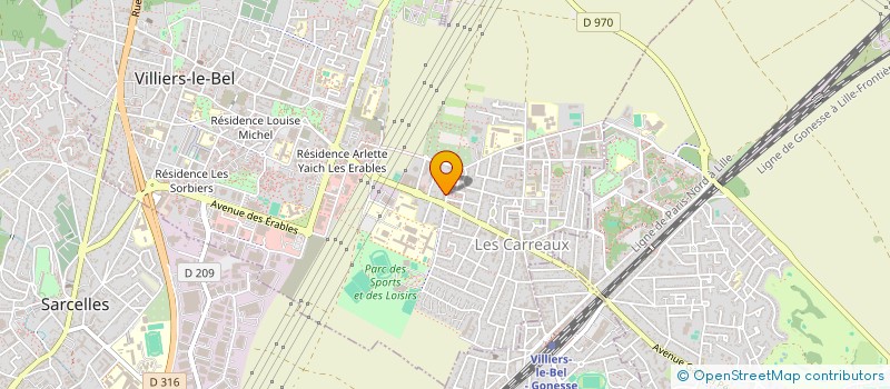 localisation de l'entreprise ASR  VILLIERS-LE-BEL