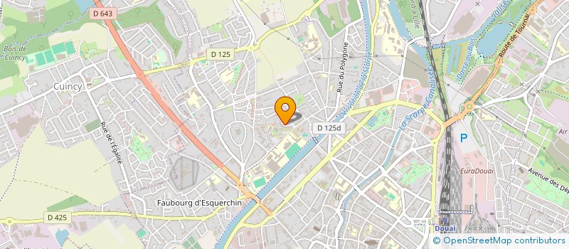 localisation de l'entreprise ASR à DOUAI