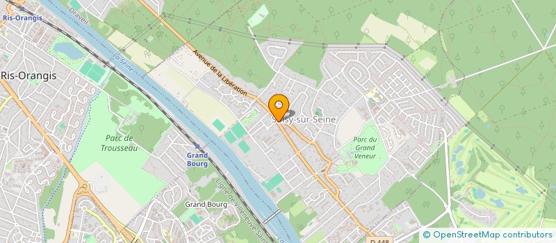 localisation de l'entreprise ASR-B à SOISY-SUR-SEINE