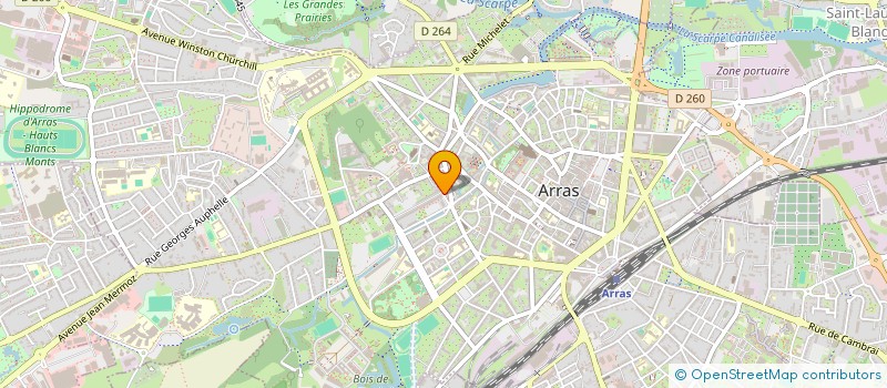 localisation de l'entreprise ASR COLLECTIF à ARRAS