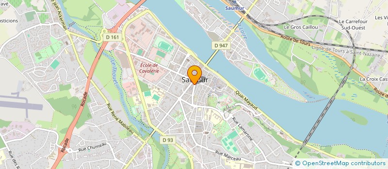 localisation de l'entreprise ASR DISTRIBUTION  SAUMUR