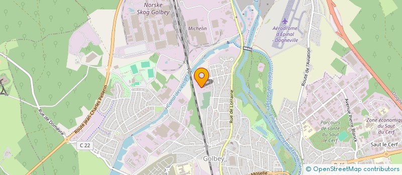 localisation de l'entreprise ASR EQUIPEMENTS ROUTIERS  GOLBEY