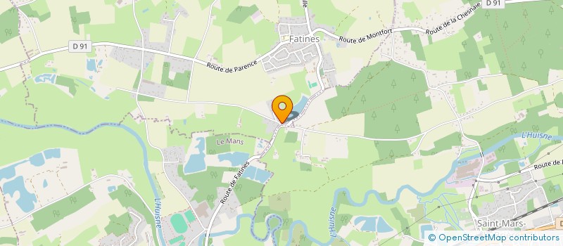 localisation de l'entreprise ASR GENERAL LE MANS  FATINES