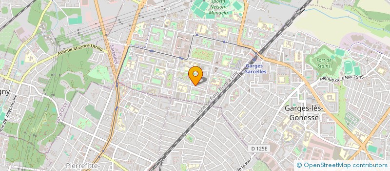 localisation de l'entreprise ASR IMMO à SARCELLES