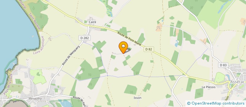 localisation de l'entreprise ASR LOISIRS  ASSERAC
