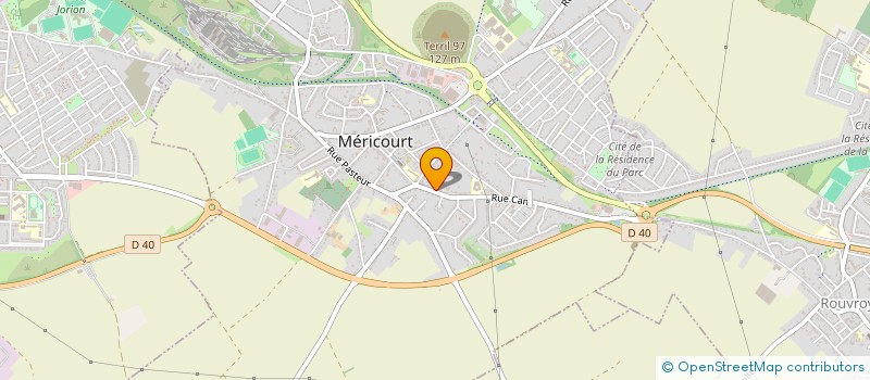 localisation de l'entreprise ASR PEINTURE  MERICOURT