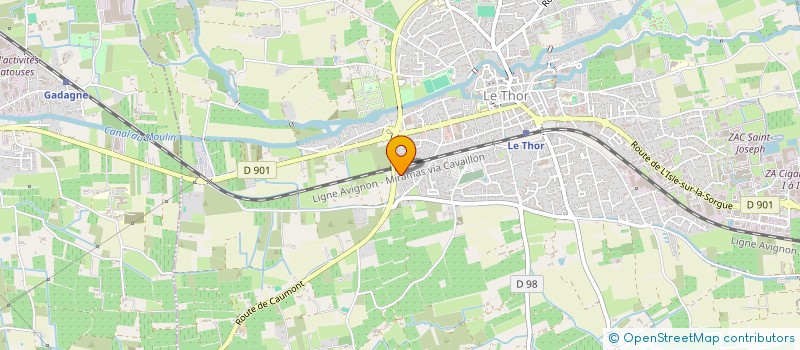 localisation de l'entreprise ASR RENOV  LE THOR