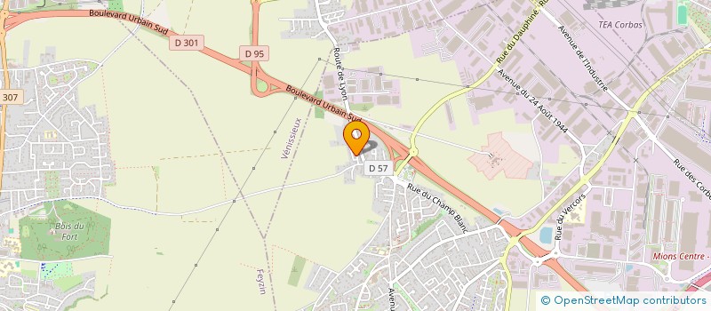 localisation de l'entreprise ASR RHONE à CORBAS