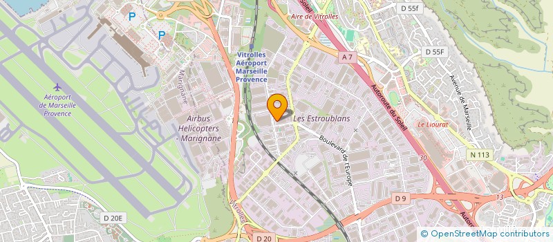 localisation de l'entreprise ASR ROGNAC à VITROLLES