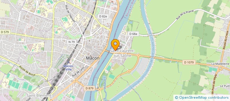 localisation de l'entreprise ASR TAXI à MACON