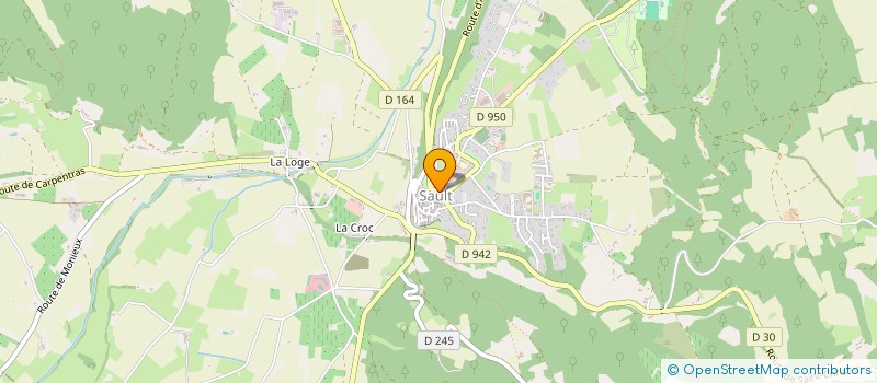 localisation de l'entreprise ASR VENTOUX  SAULT