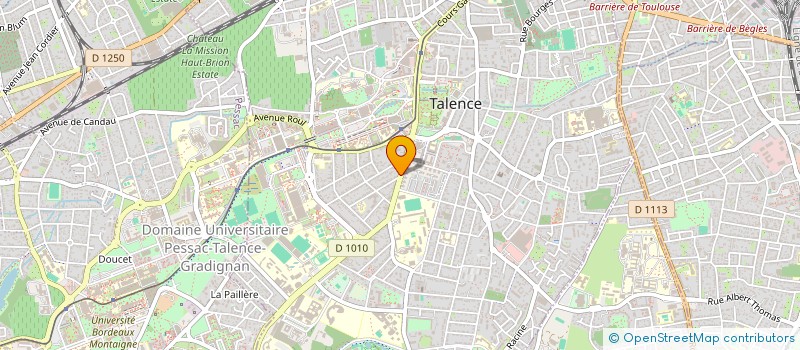 localisation de l'entreprise ASR2P  TALENCE