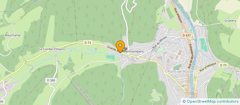 localisation de l'entreprise ASR3D  PONT-DE-ROIDE-VERMONDANS