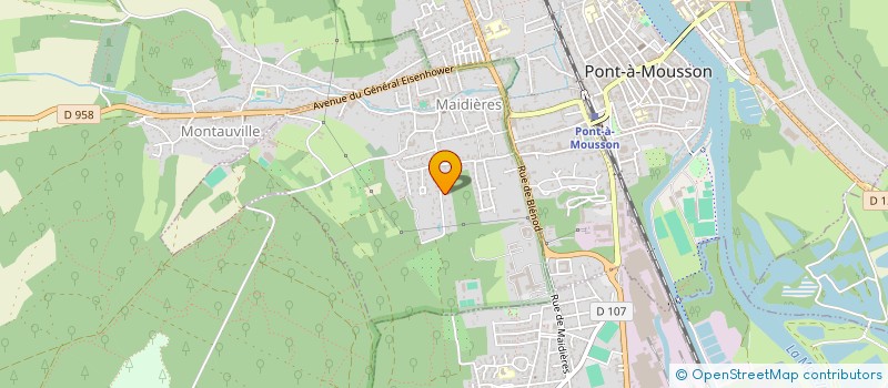 localisation de l'entreprise ASRA  MAIDIERES