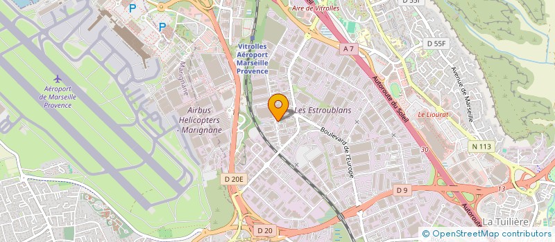 localisation de l'entreprise ASRA TRADING à VITROLLES