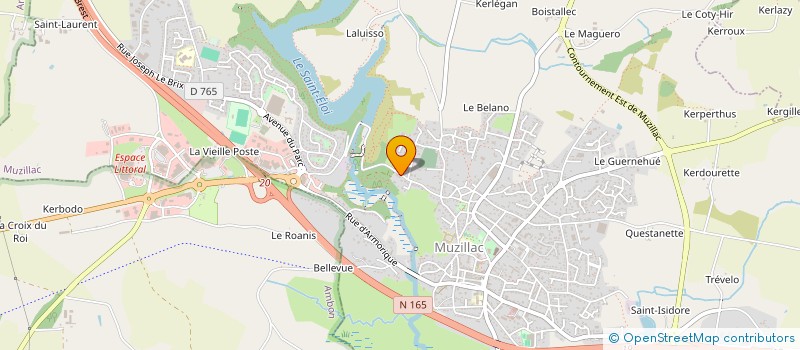 localisation de l'entreprise ASRAM  MUZILLAC