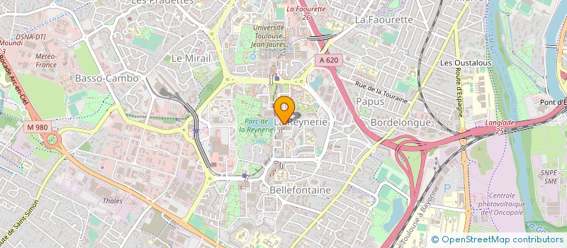 localisation de l'entreprise ASRARE à TOULOUSE