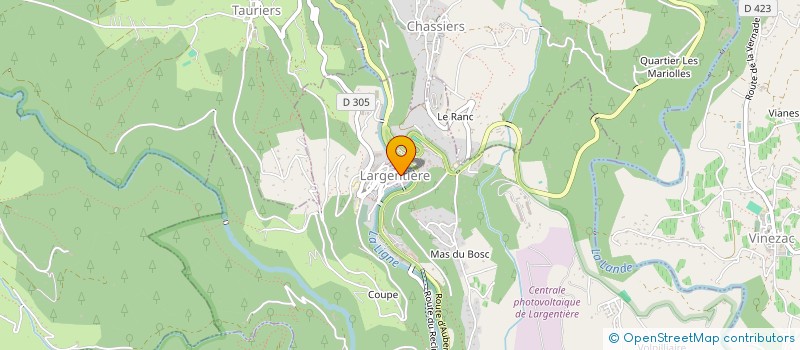 localisation de l'entreprise ASRAYA , ASSOCIATION SANTCUAIRE ET REFUGE ANIMALIER A VOCATION ANTISPECISTE à LARGENTIERE
