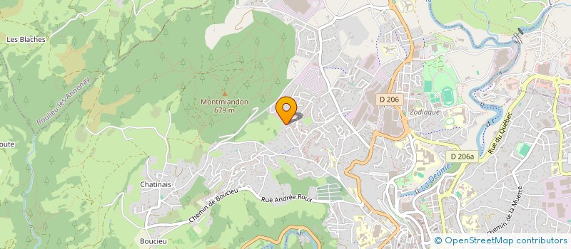 localisation de l'entreprise ASRB  ANNONAY