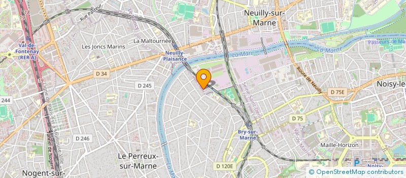 localisation de l'entreprise ASRM SERVICES  NOISY-LE-GRAND