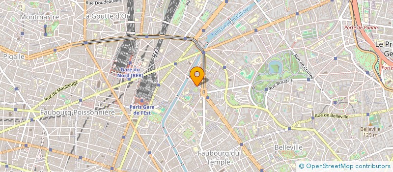 localisation de l'entreprise ASS  1901 CANAL 2010  PARIS