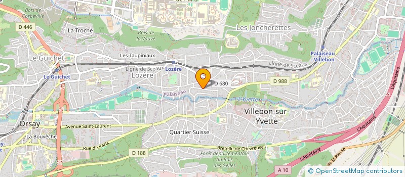 localisation de l'entreprise ASS 1901 ENSEMBLE FITZ WILLIAM à PALAISEAU