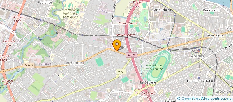 localisation de l'entreprise ASS' 2 PIC  TOULOUSE