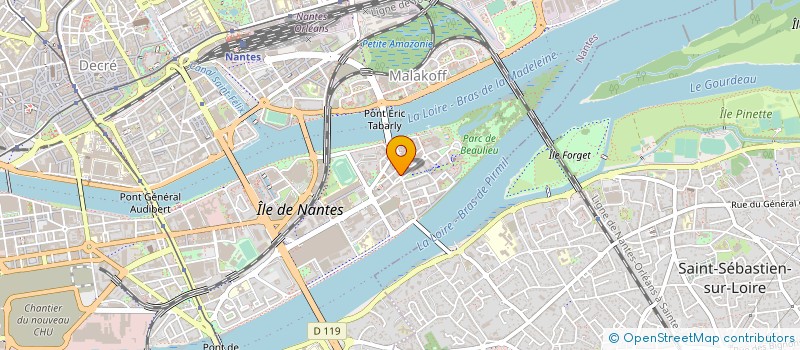 localisation de l'entreprise ASS 303 RECHERCHES ET CREATION à NANTES
