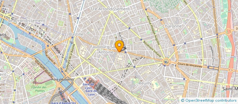 localisation de l'entreprise ASS 4EME CONGR MONDI INFIR ANESTHESISTES  PARIS 12